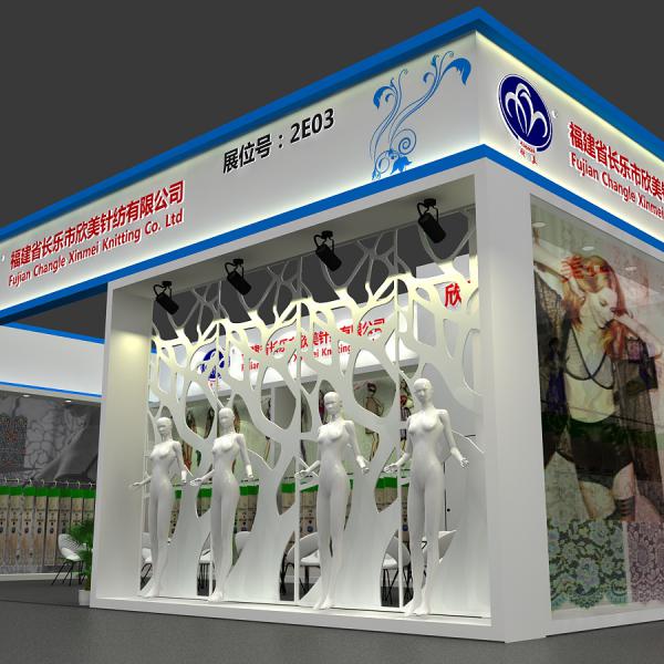 SIUF深圳內(nèi)衣展，展臺(tái)設(shè)計(jì)的與品牌一樣性感